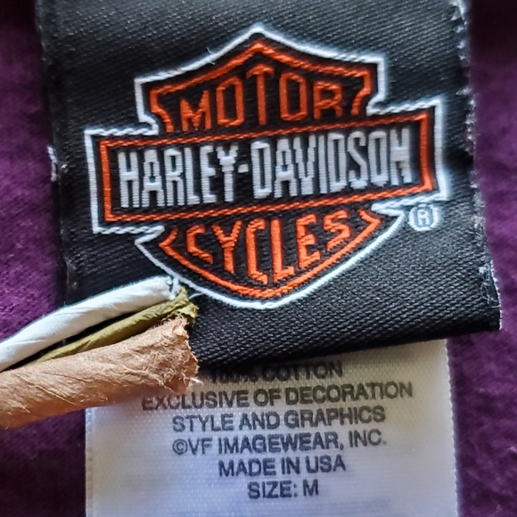 Harley Davidson Cyber V-neck Tee - Picture 5 of 5